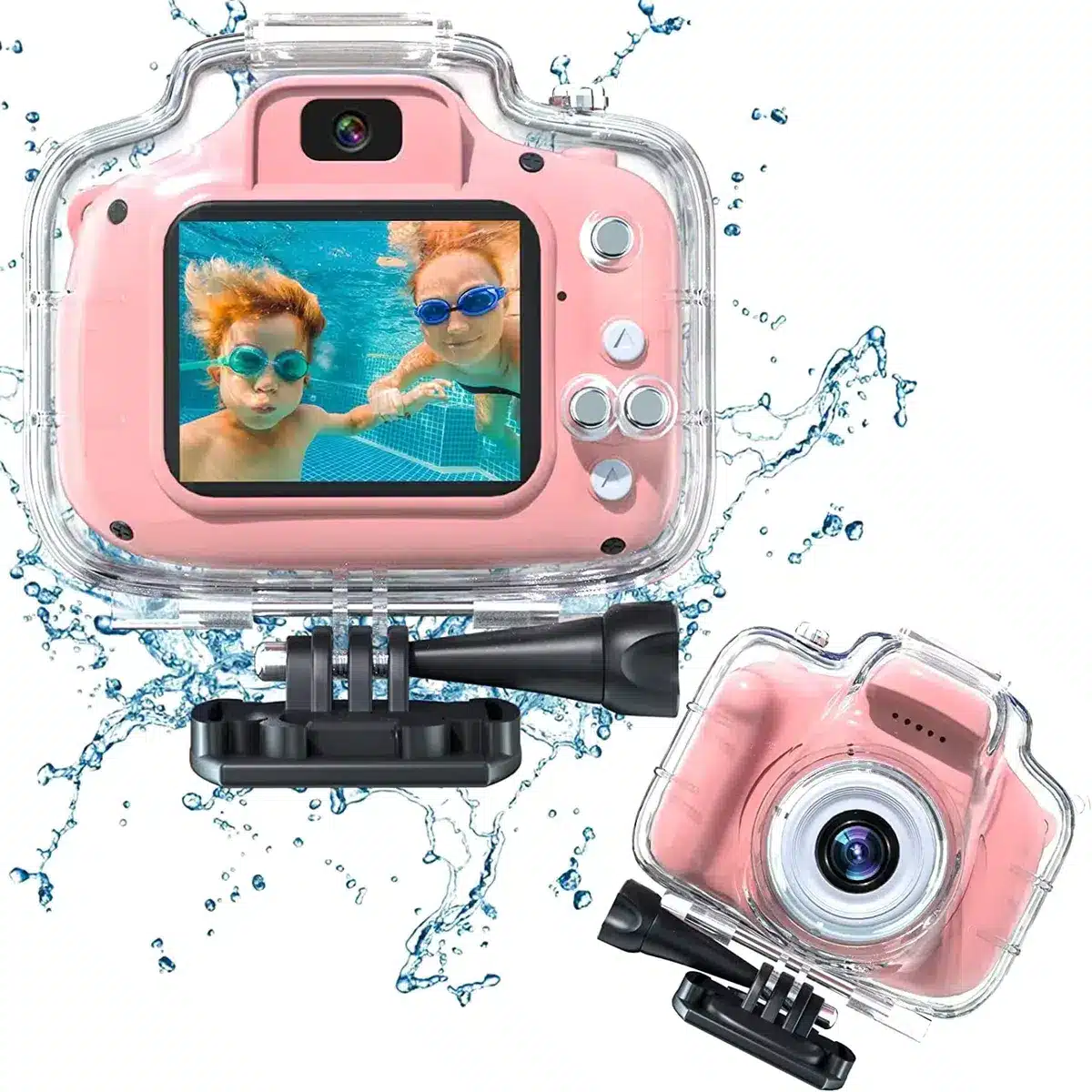 어린이용 방수 카툰 카메라 – 2인치 스크린, 32GB SD 카드 포함 - 알리익스프레스 직구