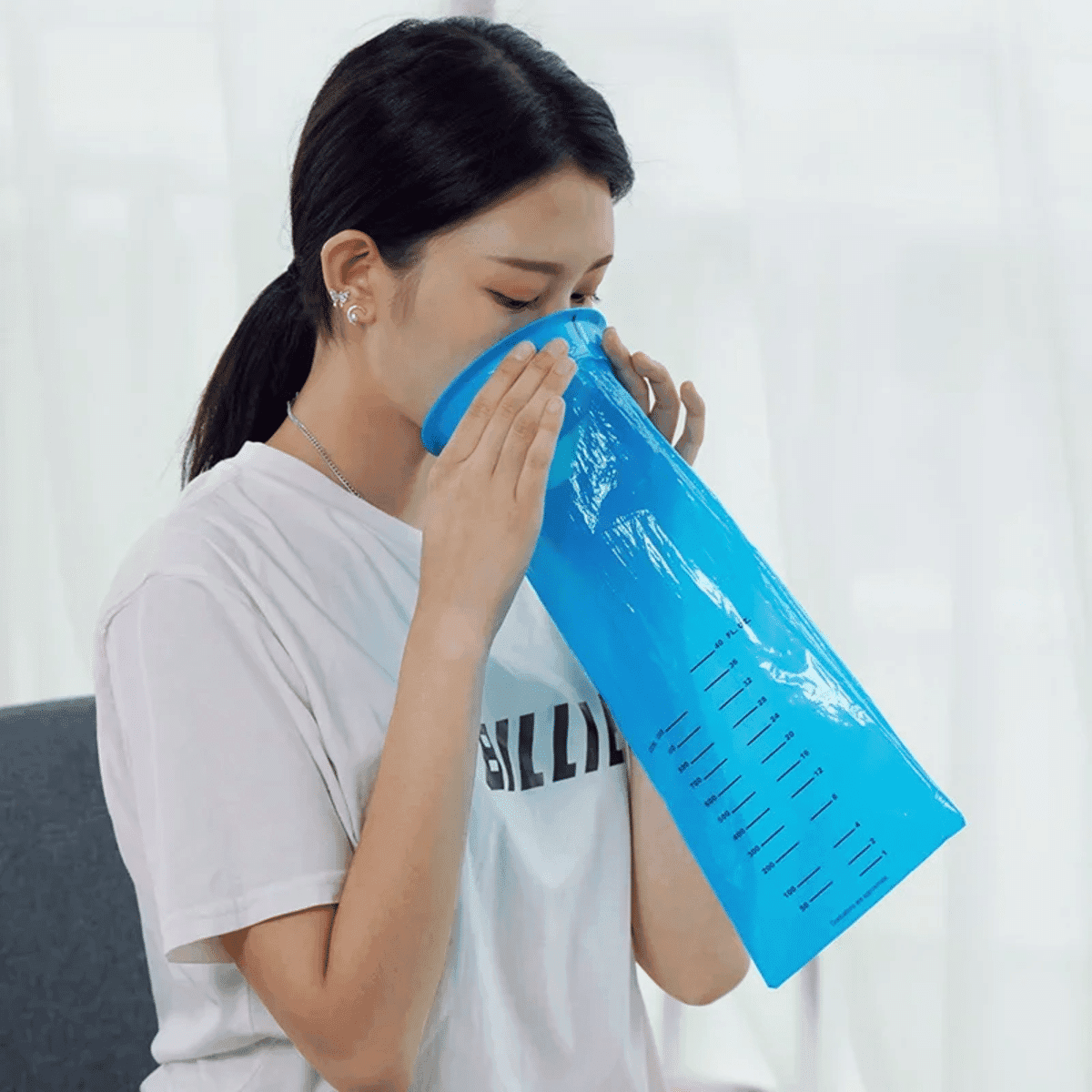 10개 세트 1000ML 일회용 여행용 구토 봉투 – 차량 및 비상용 - 알리익스프레스 직구