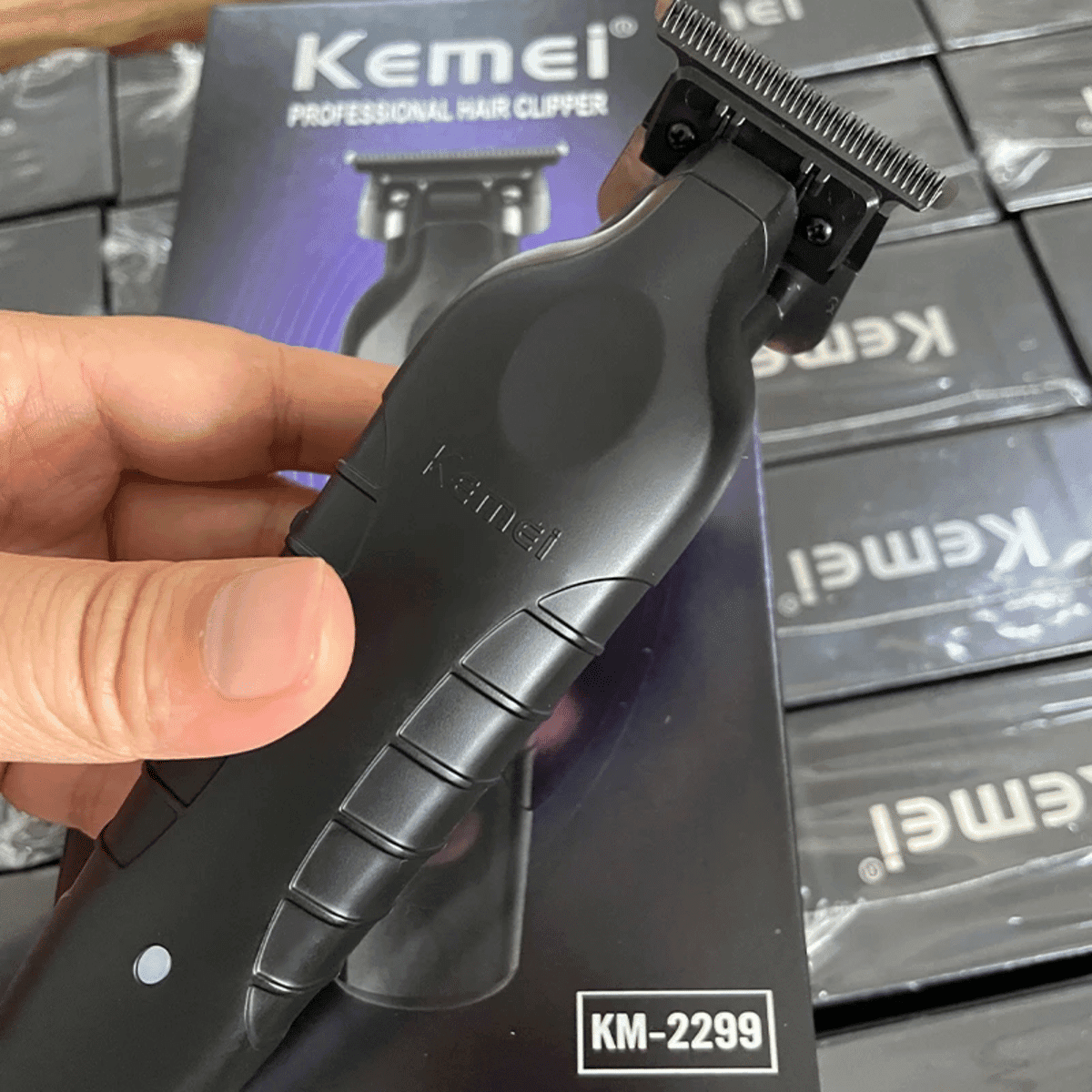 Kemei 2299 전문가용 무선 헤어 트리머 – 0mm 디테일링 및 정밀 커팅 - 알리익스프레스 직구