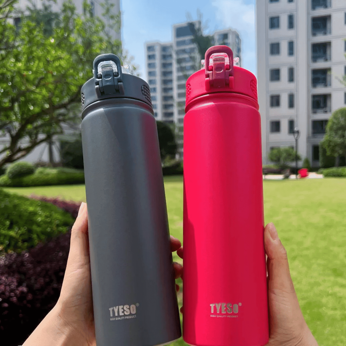 750mL 스테인리스 스틸 빨대형 텀블러 – 강력한 보온 및 보냉 기능 - 알리익스프레스 직구